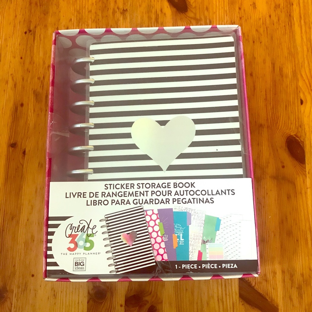 SOLD-The Happy Planner Sticker Storage Book
